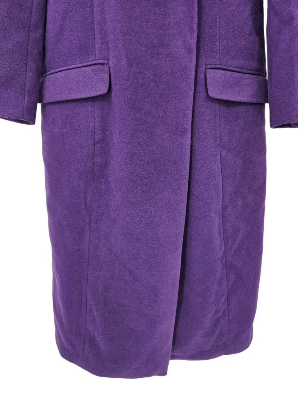 Sergio Hudson Target Long Coat Trench Coat Purple Women's Size S NEW Mob Wife - Picture 5 of 15